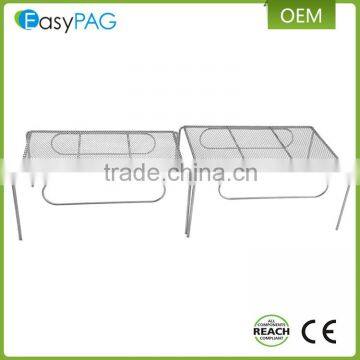 Multifunction 2 Pcs Stainless Steel Sliver Home Kitchen Organizer Rack photo-6