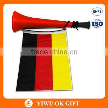 Wholesale 2016 UEFA Football Sports Fans Noise Maker Horn With Flag