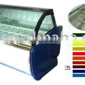 Ice Cream Display Freezer with S/S trays