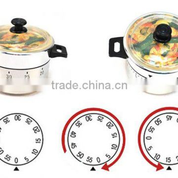 60 minutes plastic mechanism kitchen timer