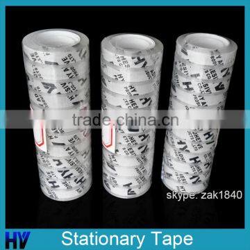 12mm width Transparent High Quality Bopp Office Stationary Tape