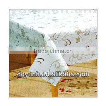 Golden Printing Vinyl Tablecloth