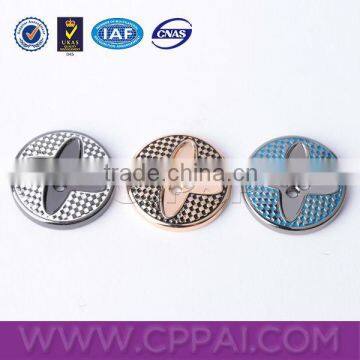 4 holes sewing alloy metal buttons from professional buttons factory