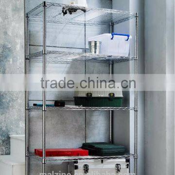 5 Tier Chrome Wire Shelving Rack
