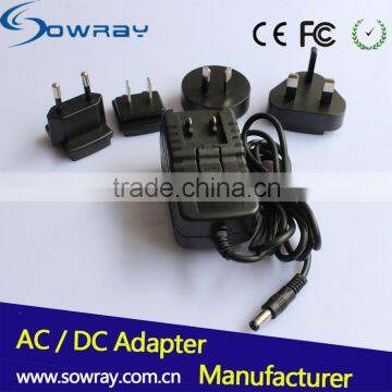 100 240V 50 60HZ Interchangeable Plug Power Adapter 5V 2A Wall Adapter Power Supply With Plug UK AU US EU