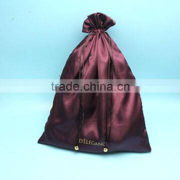 Wholesale China Luxury Large Size Satin Hair Extensions Packaging Bags photo-6