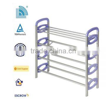 4-Tier Iron Shoe Utility Rack,metal shoe rack