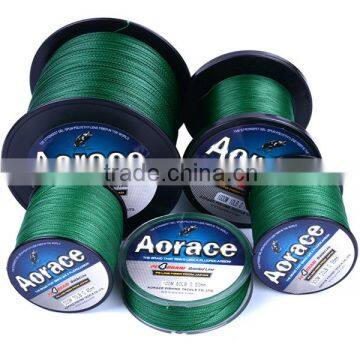 Cheap professional dark green braided wire monofilament fishing line