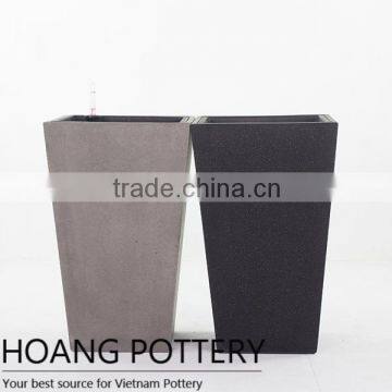 Square Poly Terrazzo Flower Planter Indoor and Outdoor Decor photo-4