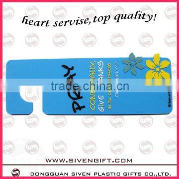 personalized soft pvc door hanger
