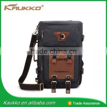 Kaukko Wholesale Canvas Brown Travel Duffel Bag for Sale FH05 photo-3