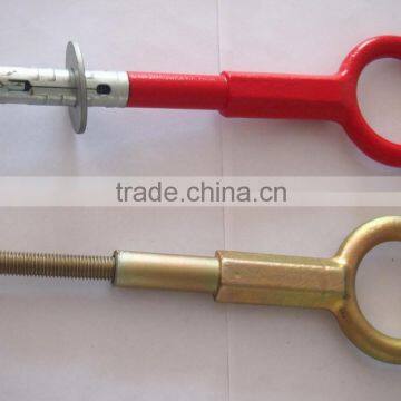 Carbon steel eye bolt with washer, construction bolts