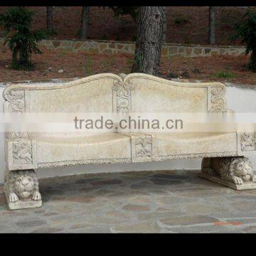 High quality hand carved stone bench for sale