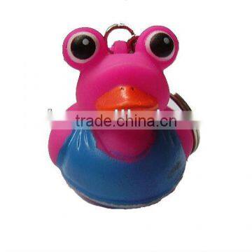 plastic rubber duck keychains