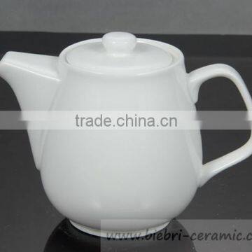 Plain White Color Excellent Quality Hotel And Restaurant Tea Pots By Porcelain And Fine Bone China Material