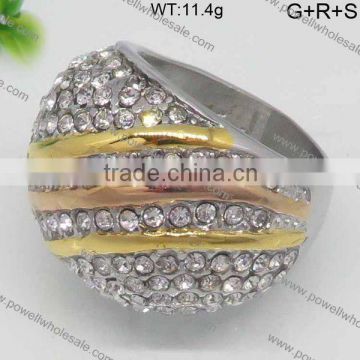 Guangzhou Factory Wholesale fashion 316 stainless steel ring casting