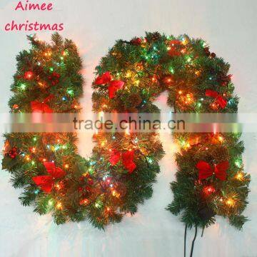 2014 sales led christmas lights wholesale,270cm led garland(AM-LJ03)