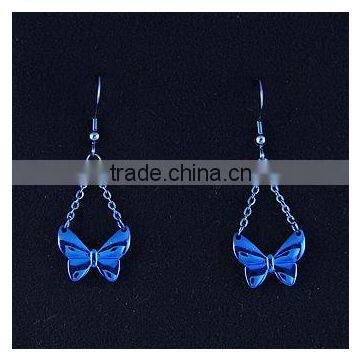 Earrings With Butterfly Drop for Wholesale