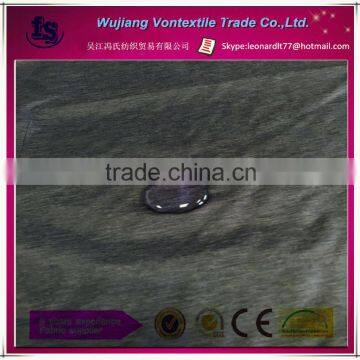 wujiang manufacture full dull oil calendering soft 380T nylon fabric/downproof and waterproof nylon fabric for down jacket
