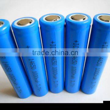 14650 1000mah 3.7v li-ion rechargeable battery cell(cheaper price)