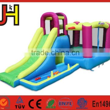 EN71-1,2,3 Factory Top Quality 3 in I Inflatable Mini Bouncer Slide For Kids