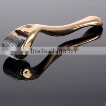 2015 Hot Sale! New Beauty Needle Roller With 540 Needles Derma Roller, Gold/Silver Handle photo-2
