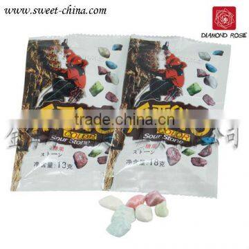 Stone shape hard candy