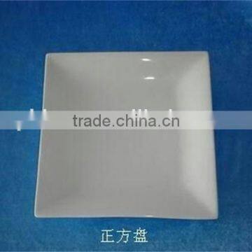 China supplier factory direct promotional square melamine dinnerware hotel porcelain dinnerware