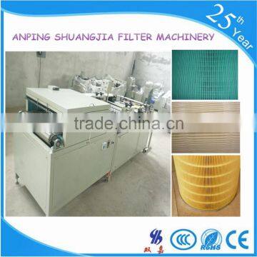 Automatic Cylindrical Air Filter Pleating Machine and Gluing Loading Machine photo-2