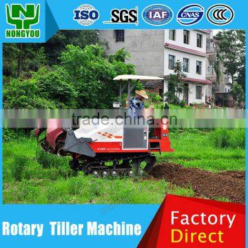 China Factory Plough Machine Rotary Tiller For Sale Factory Quality Diesel Power Plough Machine Rubber Track 1GZ-180