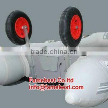 Foldable Launching wheels for inflatable boat