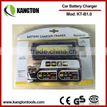 Portable 12V car battery charger smart charger