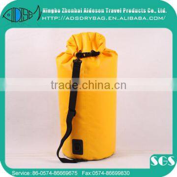 Colorful 23.5(dia)*50CM size customed PVC waterproof dry bag waterproof drawstring bag for outdoor sports