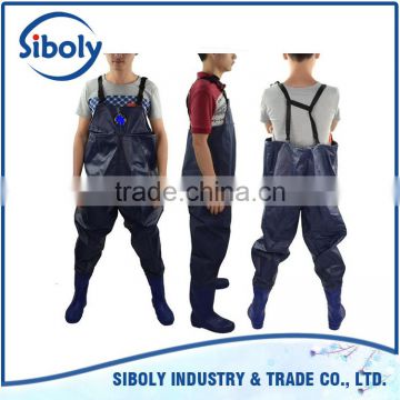 durable waterproof chest high wader being used as cheap waterproof work wear