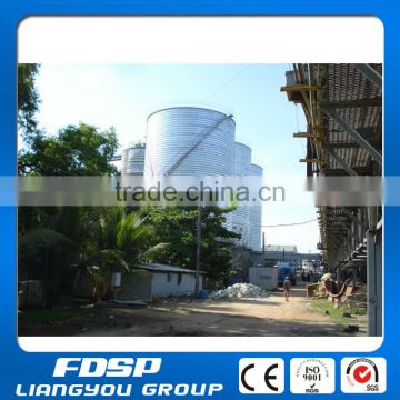 With wide application Popular new condition galvanized steel silo for grain and feed storage