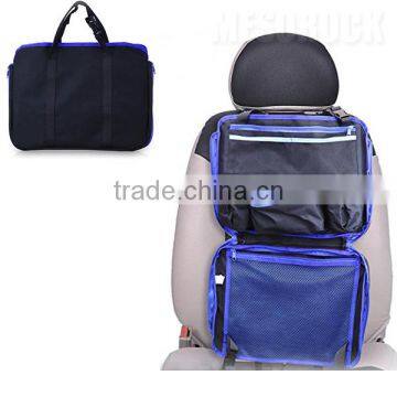 Multi-Pocket Travel Storage Bag Car Back Seat Organizer Crusar Car Seat Organizer Auto Seat Car Organizer photo-2