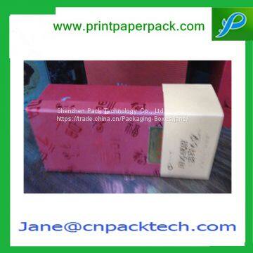 Fancy Packaging Box Rigid Papet Gift Boxes Top and Bottom Box Wine Bottle Packaing Box