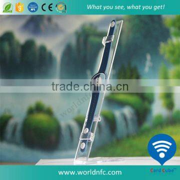 13.56MHz MF S70 Classic 4k RFID Cheap Price PVC Wristband photo-3