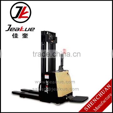 High Quality CE/ISO approved 1.2T Full electric stacker stand drive JEAKUE ES12-RS