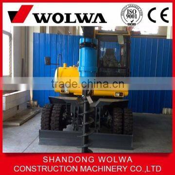 10 Ton Excavator With Hydraulic Auger Drill photo-2