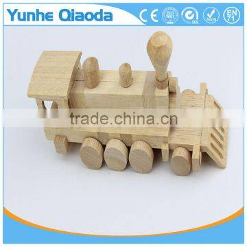 Blockle Srailway Engine 3D Woodcraft Kit Assemble Paint DIY Toys for Kids Adults the Best Birthday Gift photo-6