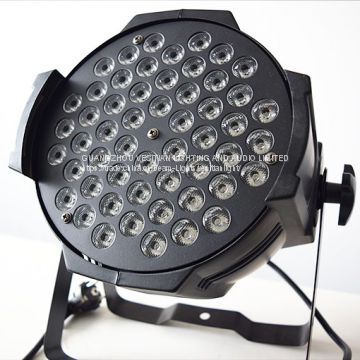 Indoor par can 54*3W RGB 3-in-1 LED par light for DJ stage