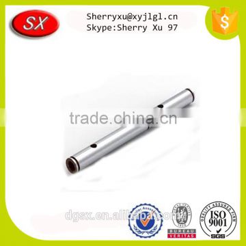 ISO passed custom high precision zinc plated mild steel knurled shaft