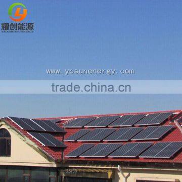 Complete design solar power system 4kw for home solar off grid system