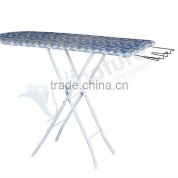 wooden ironing board iron table