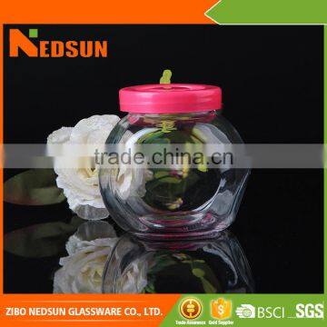 High Quality 200ml Low cost small glass jar with plastic lid best selling products in america