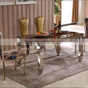 High Quality Modern Royal Stainless Steel Peacock Chair photo-2