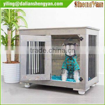 Indoor Wooden Dog Cage , Bedside Dog House , Dog Furniture