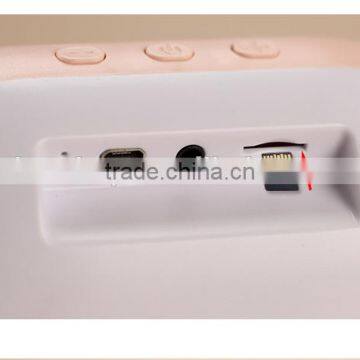 Desktop Makeup Mirror With Bluetooth Loudspeaker Box, USB Charge Table Lamp For Valentine Day photo-5