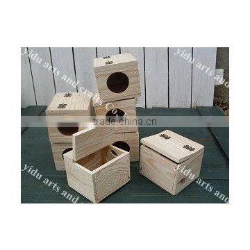 wooden bird nest design with lowest price